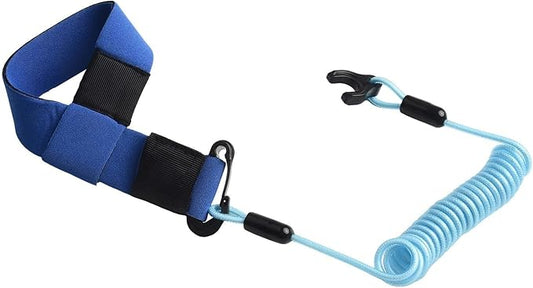 For Jet Ski Kill Switch Lanyard Essential Safety Equipment Featuring Adjustable Neoprene Strap and Resilient Nylon Cord Construction (A Bule)