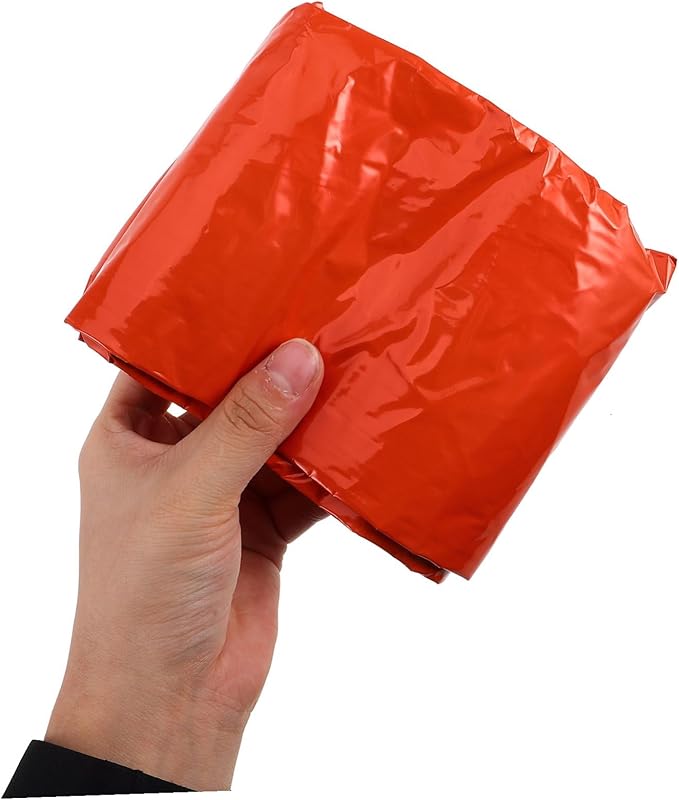 Mipcase 3 Set Thermal Emergency Sleeping Bags Lightweight Rainproof Survival Bivy Sacks with Storage Bags for Camping Hiking Outdoor Activities