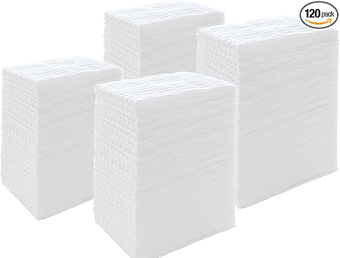 KMAKII Dry Sweeping Cloths Dry Mop Refills for Floor Mopping and Cleaning Disposable Dusting Cloths Electrostatic Cloths Unscented 120 Counts