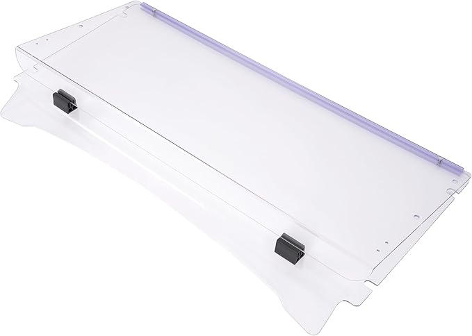 ECOTRIC Flip Folding Windshield Compatible with ICON I20 I40 I60 I20L I40L I60L Flip Golf Cart Windscreen Clear
