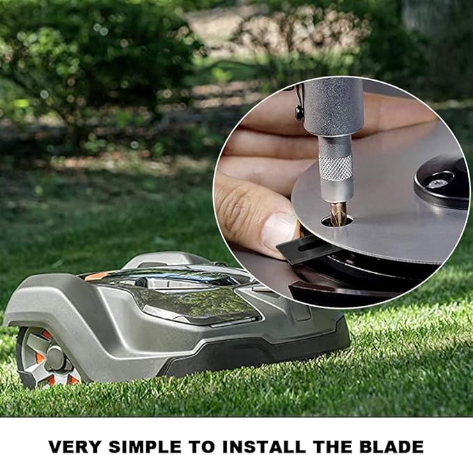 Robotic Lawn Mower Blade (30, for Husqvarna - Endurance) Also for Gardena McCulloch Robotic Lawnmower Mowing Robo Robot Accessories Replacement for 315 430 435 450 and Many Others