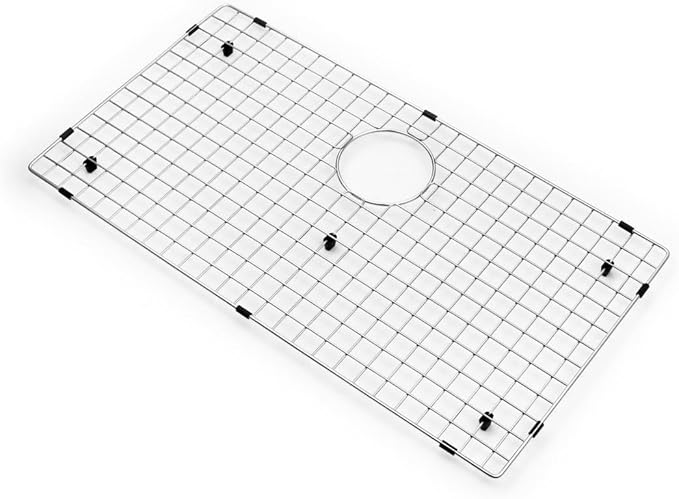 Houzer BG-3700 - Stainless Steel Wirecraft Bottom Sink Grid for Houzer Sink Models BLS-3322,Durable Sink Protector Rack for Dishes, Utensils, and Kitchen Accessories