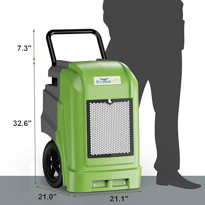 ALORAIR Commercial Dehumidifier with Pump Drain Hose, 190 Pints Industrial Dehumidifiers Large Capacity for Basements, Garages, Mall & Job Sites, 5 Years Limited Warranty