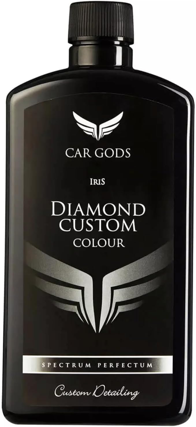 Car Gods Iris Custom Color Black 3-in-1 Polish Wax Color Restorer & Scratch Remover, 16 Colors Available, 17 Fl Oz