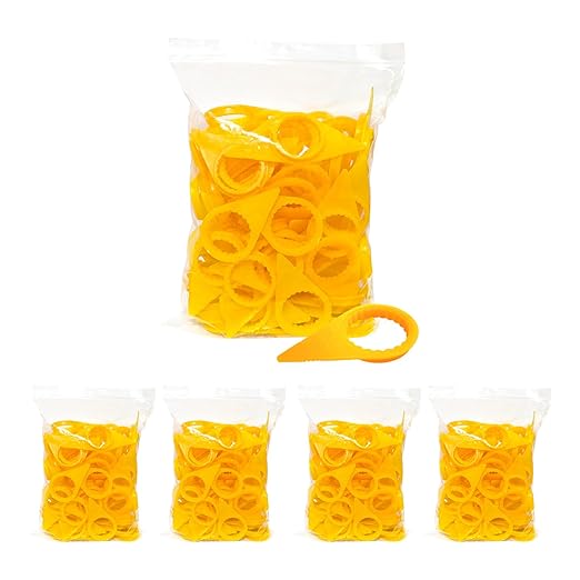 Loose Wheel Nut Indicators 500 Pcs - 33mm Orange Visual Warning Arrows Essential for Truck, Trailer, Bus, Tractor Fleet Safety & Agricultural Industrial Vehicles