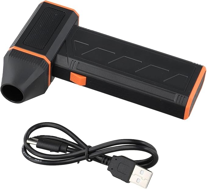 Compressed Air Duster F31 130000RPM 120W Electric Air Blower with 3 Speed Brushless Motor, 2500mAh Rechargeable Battery for Keyboard, Camera Lens, Pet Hair and Dust Cleaning