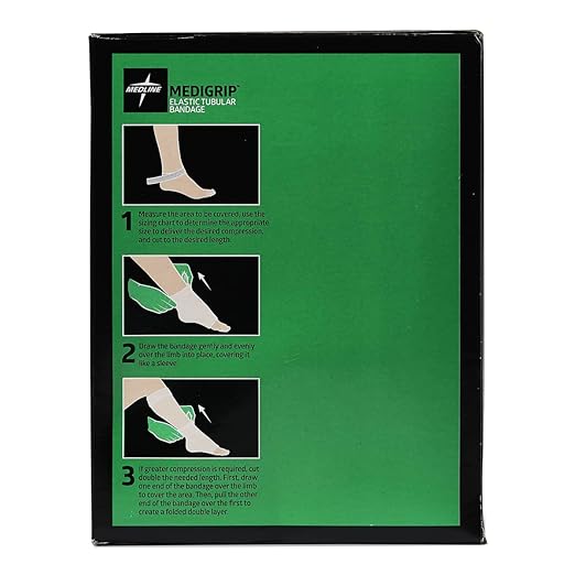 Medline Medigrip Elastic Tubular Bandages, Size G, For Large Thighs