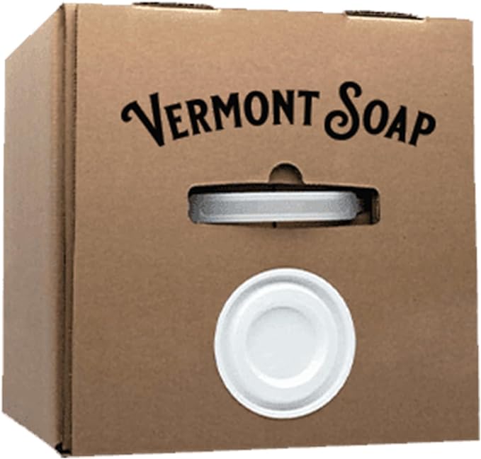 Vermont Soap Laundry Detergent, Laundry Soap, Natural Laundry Detergent Liquid, Baby Detergent, washing — Spring Breeze, 5 Gallon