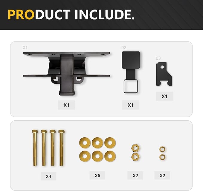 for Jeep Wrangler Tow Hitch Trailer Kit Compatible with 2018 2019 2020 2021 2022 2023 2024 Jeep Wrangler JL JLU Hitch Receiver with Cover, 2 Inch Rear Bumper Towing Combo (2 Door & 4 Doors)