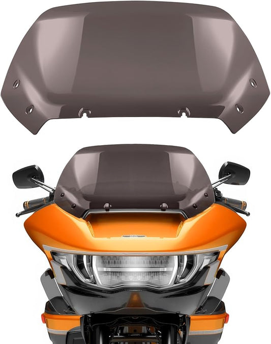 11.5" Wave Windshield Windscreen Wind Splitter Compatible for Harley CVO Road Glide FLTRXSE, CVO Road Glide ST FLTRXSTSE, Road Glide FLTRX 2024 for CVO Road Glide FLTRXSE 2023 (Smoke)