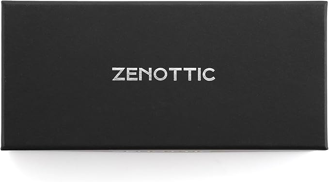 ZENOTTIC Polarized Aviator Sunglasses for Men Carbon Fiber Temple Pilot Sun Glasses with Mirrored Lens UV Protection