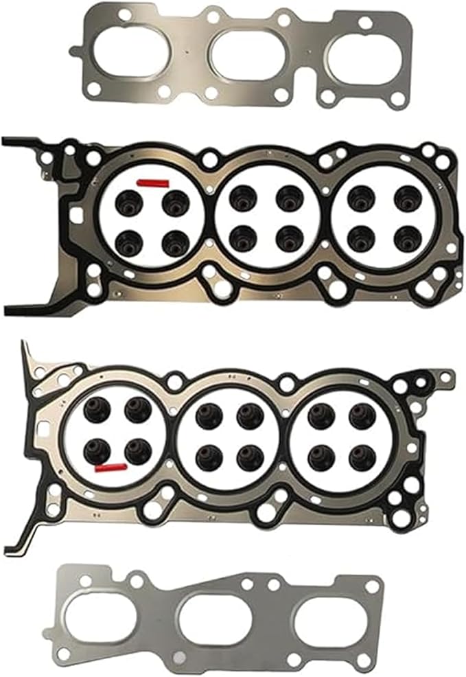 G6DH 3.3L Engine Rebuild Overhaul Kit w/Timing Chain Kit VVT Head Gasket Set Piston Kit Fit for Kia Sorento Sedona Cadenza Hyundai Santa Fe Azera 2011-2019 HSS4761A ES72366 222113C810 23122-3C400