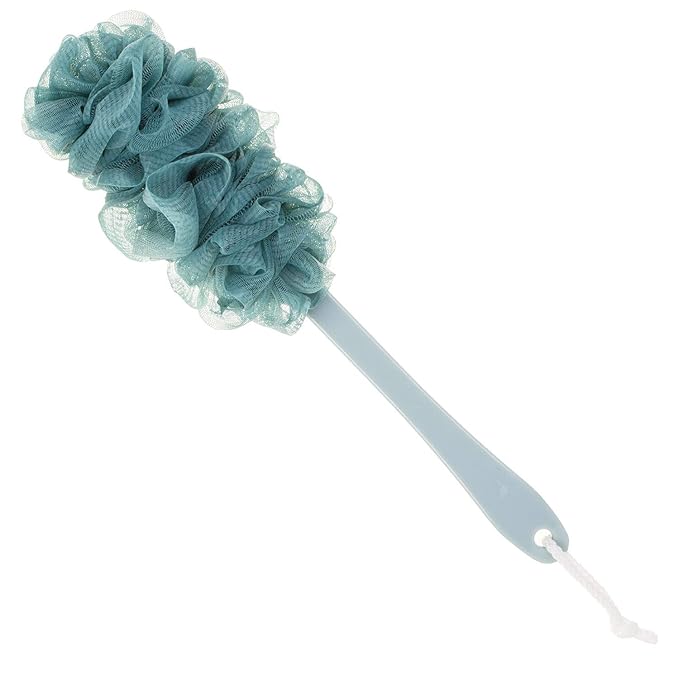 Back Scrubber for Shower,Loofah Long Handle Bath Body Brush,Soft Nylon Mesh Sponge for Shower,Loofah On a Stick for Men Women,Exfoliating Scrub Cleaning Luffa for Elderly (3Pack-NewMix)