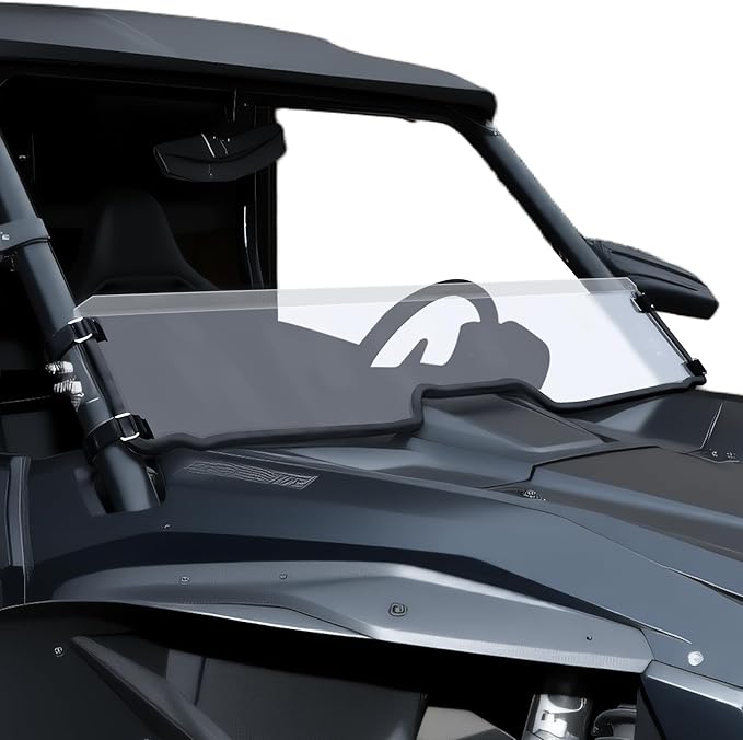 Clear Half Windshield for Honda Talon 1000, Scratch Resistant Hard-coated Poly Transparent Front 1/2 Half Windscreen for Honda Talon 1000R 1000X 1000X-4 2019-2024 Accessories