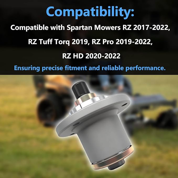 437-0006-00 Lawn Mower Deck Spindle Assembly Replacement for Spartan Mowers RZ 2017-2022, RZ Tuff Torq 2019, RZ Pro 2019-2022, RZ HD 2020-2022, Replace# 437000600 437 0006 00