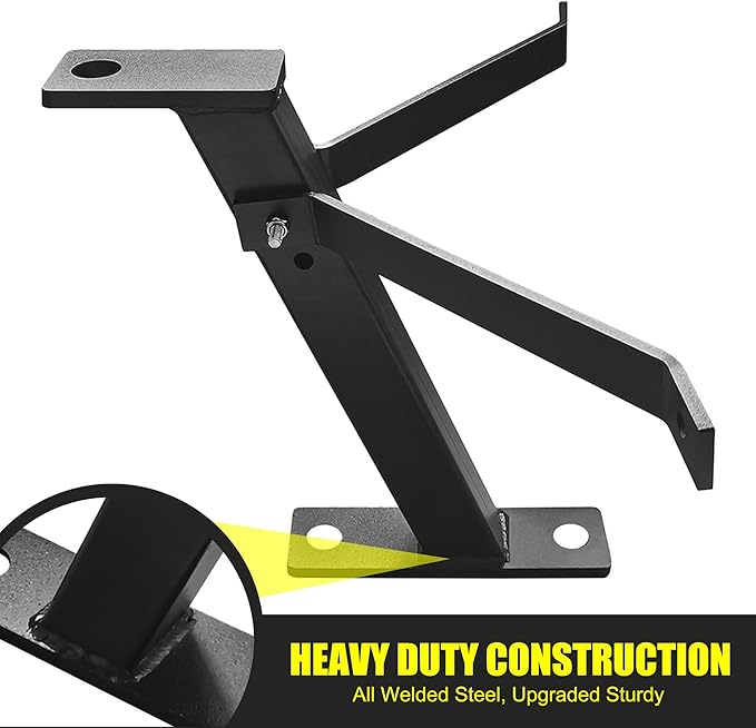 KAIRAY Lawn Mower Tractor Towing Hitch Garden Lawn Pro Tow Mower Hitch Kit Black Powder-Coated Finish