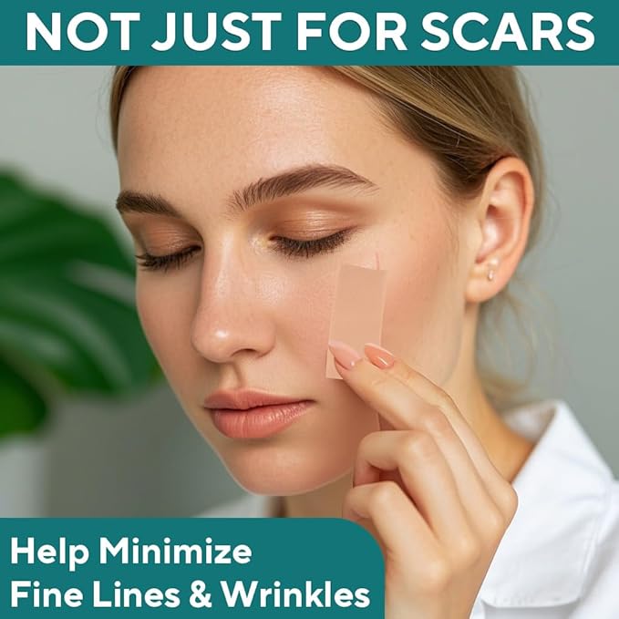 Silicone Scar Sheets (1.6"x 158" Roll-4M), Silicone Scar Tape for Scar Removal Treatment, Reusable Silicone Scar Strips for C-Section, Keloid, Burn, Acne, Surgical Scars