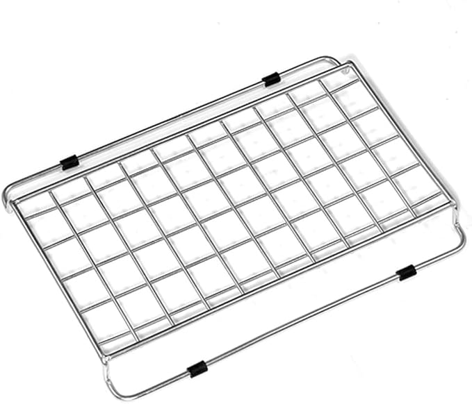 Houzer BG-1208 - Stainless Steel Wirecraft Bottom Grid for Houzer Sink Models CTB-2385 & CTB-3285, Durable Sink Protector Rack for Dishes, Utensils, and Kitchen Accessories