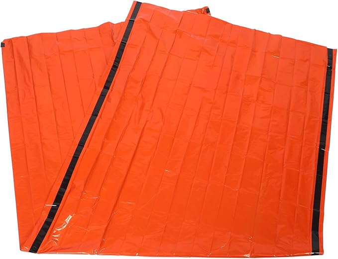 Lightweight Emergency Survival Portable Thermal Bivy Sack with Reflective PE Aluminum Film for Camping Hiking Outdoor Activities and Travel