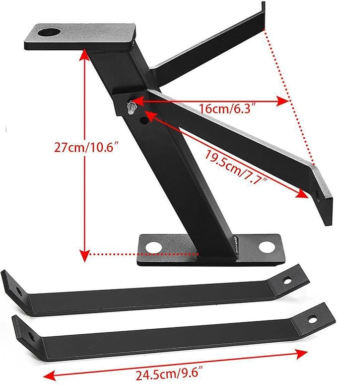 Lawn Mower Tractor Towing Hitch, Heavy Duty Garden Lawn Pro Tow Mower Hitch Kit Compatible with John Deere Cub Cadet Husqvarna Craftsman Riding Mowers,Black Powder Coated Finish