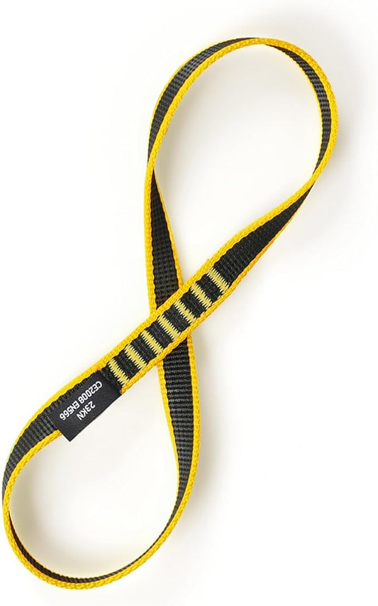18mm Nylon Climbing Sling Runner 23KN CE2008/EN566 Certified - Webbing Straps for Outdoor Rock Climbing, Rappelling, Swing, Yoga Hammock etc