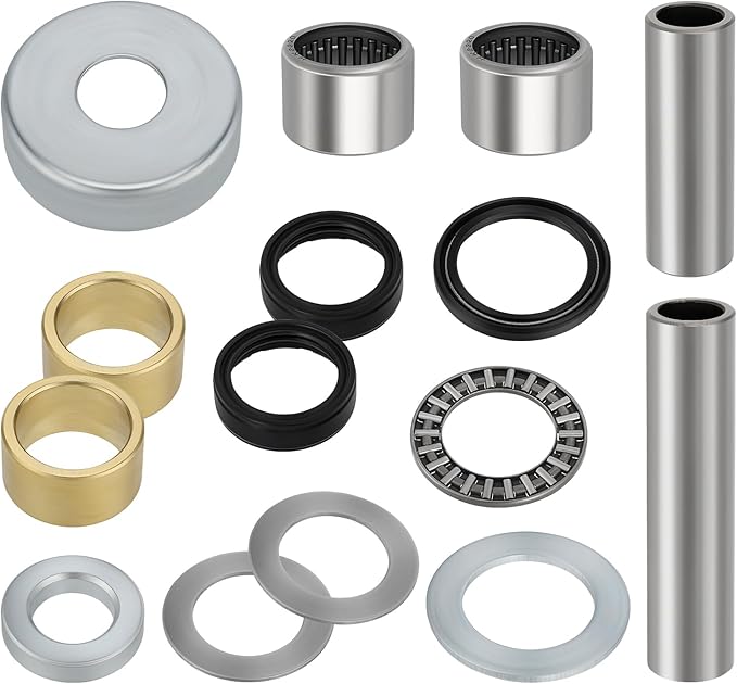 M MATI Swing Arm Bearing Seal Rebuild Kit For Yamaha Raptor 660R YFM660R 2001-2005 5LP-22184-00-00 5LP-22123-00-00