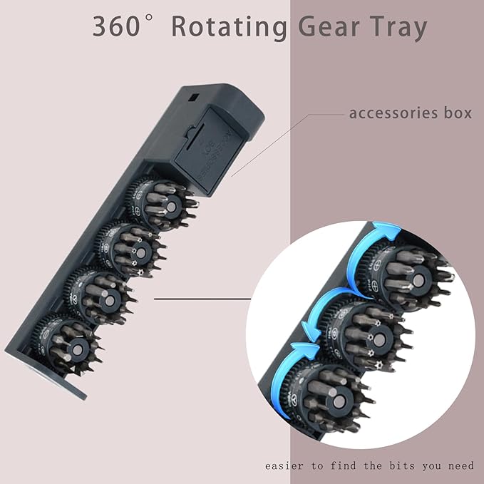 44 in 1 Small Precision Screwdriver Set 40-Bits with Torx, Pentalobe, Phillips, Magnetic Mini Repair Tool Kit for Electronics, Laptop, Macbook, Phone, Eyeglasses, Watch, PS5, Ring Doorbell