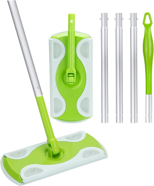 Mop Handle Compatible with Swiffer, Green Extra Long Detachable Mop Handle for Swiffer Dry & Wet Mops, Easy to Install & Replace