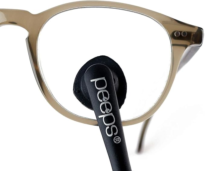 CarbonKlean Peeps Eyeglass Lens Cleaner - Efficient and Durable Carbon Microfiber Technology - Exclusively Used by NASA - 500 Uses (Soft Touch Pink)