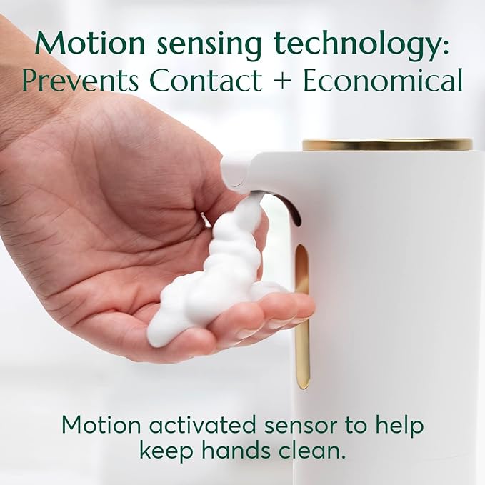 Cleanomic Touchless Soap Dispenser - Automatic Soap Dispenser, Automatic Hand Soap Dispenser, Automatic Soap Dispenser Touchless, Auto Soap Dispenser Touchless, Bathroom Countertop Soap Dispenser