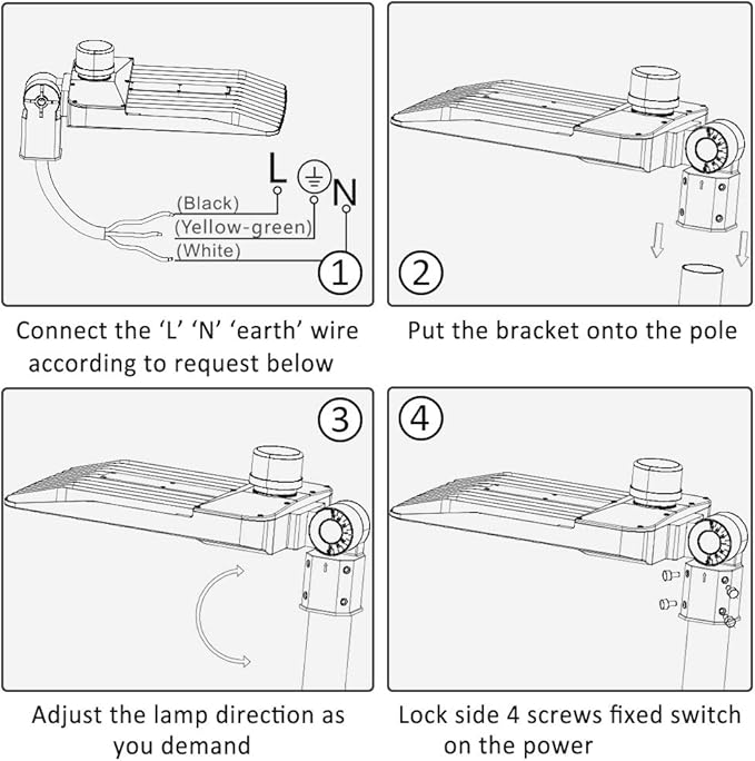 ledmo 200W LED Parking Lot Lights 5000K Street Shoebox Pole Lights Waterproof 26000LM Super Bright Dusk to Dawn Outdoor Commercial Area Flood Security Lighting Slip Fitter for Stadium Sport Garage