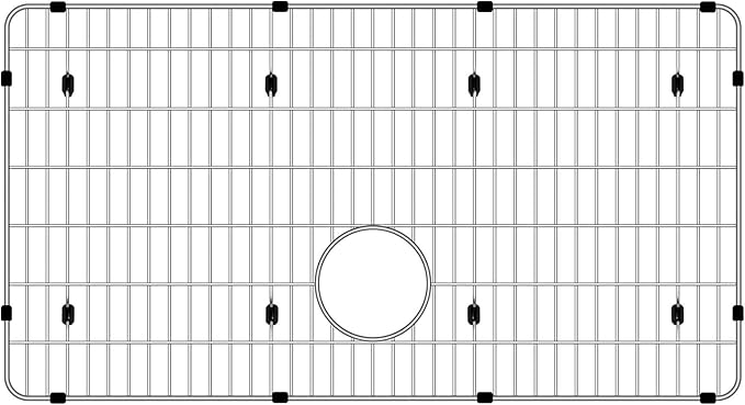 CTXBG2614 Sink Protectors 26-3/8" x 14-3/8" x 1-1/4"for Bottom of Kitchen Sink ，Stainless Steel Bottom Grid Sink Racks for sink bowls EFRU281610T, EFRU2816T, EFU281610T