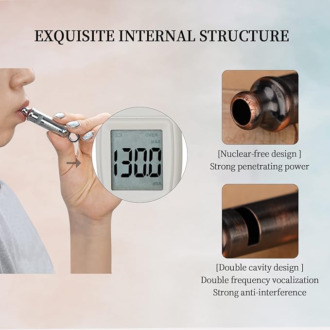 munkees 2-Channel high pitched Whistle, for Coaches and Referees, Outdoor Rescue, Retro Modeling and high Volume Outdoor Equipment