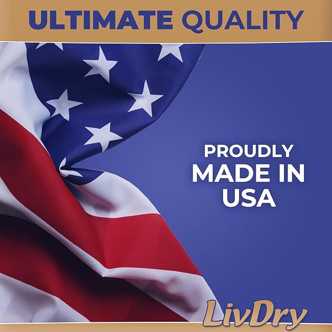 LivDry Ultimate XXL Adult Incontinence Underwear, High Absorbency, Leak Cuff Protection, XX-Large, 11-Pack