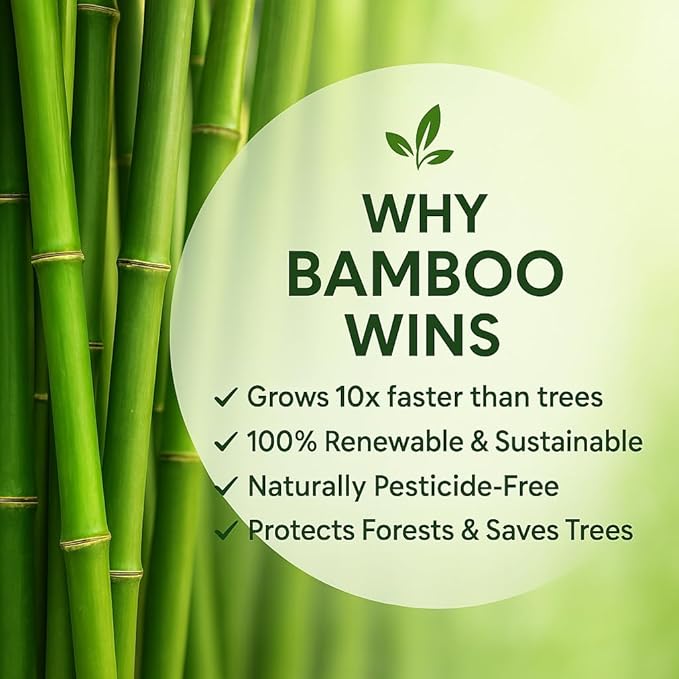 Bamboo Facial Tissues – 130 Tissues per Box, 3 Ply,12 Boxes (1560 Total), Ultra Soft, Eco-Friendly & Hypoallergenic – for Home, Baby Care & Sensitive Skin