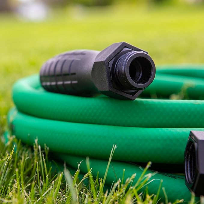 Flexzilla Colors SwivelGrip Garden Hose 5/8 in. x 100 ft., Lightweight All-Weather Water Hose, Durable and Flexible, Leak-Free Connections, Forest Green