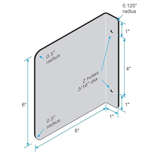 SmartSign "AED" Projecting Sign | 6" x 6" Acrylic