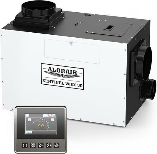 ALORAIR Whole House Dehumidifier, 140 PPD Commercial Grade Whole Home Dehumidifiers for Home, Garages, Water Damage Restoration, 3500 Sq.Ft dehumidifiers for Crawl Space