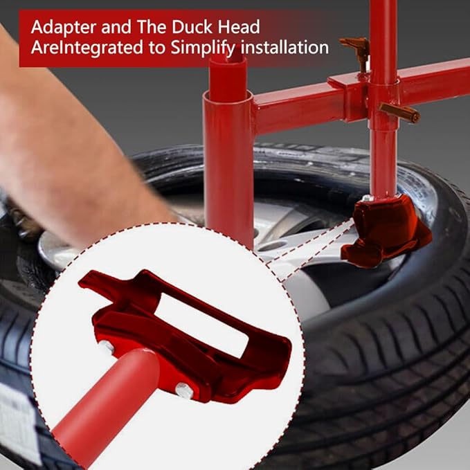 KT-Y021 AUTOKATO Manual Tire Changer Duck Head Kit with Tire Changer Duck Head and and Centering Cone Fit for Most Car Tires