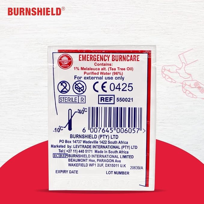 Burnshield Emergency Burncare Burn Gel - 0.9g Packets - 144 Count