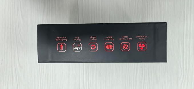 SDFM Compressed Air Duster - Electric Air Duster with Built in Brushless Motor,130,000RPM, 3-Speed Adjustable Air Blower - Suitable for Keyboard, Computer, car, and Home Cleaning (X3) (Max-Colorful)