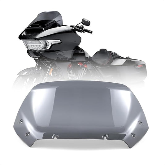 11.5" Wave Windshield Windscreen Wind Splitter Compatible for Harley CVO Road Glide FLTRXSE, CVO Road Glide ST FLTRXSTSE, Road Glide FLTRX 2024 for CVO Road Glide FLTRXSE 2023 (Dark Smoke)
