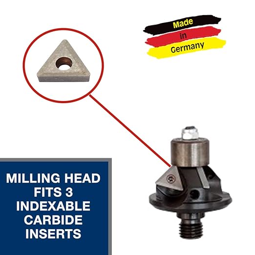 CS Unitec | EKF 450.3 | Portable Hand-Held Beveling, Chamfering, and Deburring Machine for 45 Degree Weld Seams and Chamfer from 0-1/4", 13.5 Amp, 110V" - Made in Germany