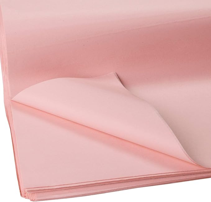 Jillson Roberts Title Bulk 480-Sheet Count 20"x30" Recycled Tissue Available in 30 Colors, Peach