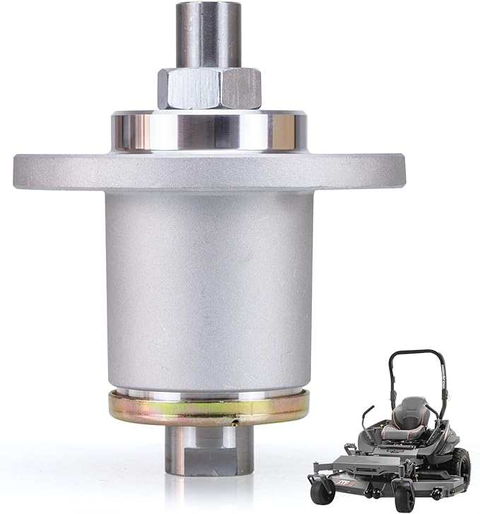 437-0005-00 Heavy Duty Spindle for Spartan Mower Parts Accessories 54 61 72 Inch Decks Lawn Mower Deck Spindle Compatible with Spartan Mower RT RZ SRT Pro HD XD XDe 2016-2022