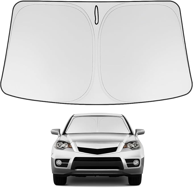Proadsy 2025 Upgrade Windshield Sun Shade Custom Fit 2007-2012 RDX Acura RDX Foldable Front Sunshade Protector Sun Visor Blocks UV Rays Keep Car Cooler
