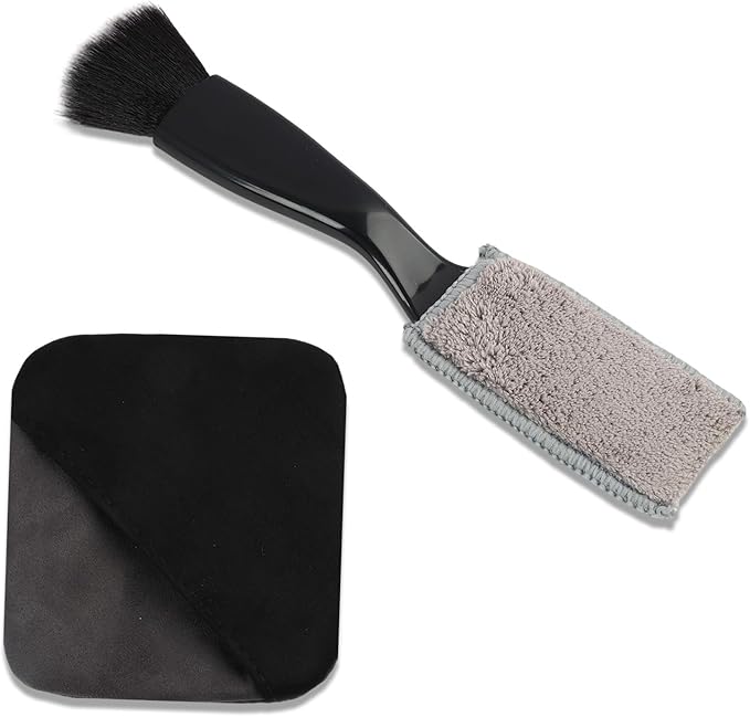 Car Screen Cleaner and Interior Detailing Kit, Microfiber Cloth Duster Brush Cleaning Wipes for Car Touchscreen Dashboard Dust, Auto Cleaning Tools Set Fit for Car Owner