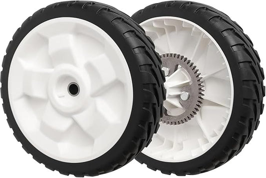 Rear Drive Wheels 137-4835 Replacement for Toro Mower,119-3822 Metal Gear Mower Wheels Compatible with Toro 20332, 20333, 20334, 20337, 20372, 20373, 20374 22" Recycler Lawn Mowers（Pack of 2)