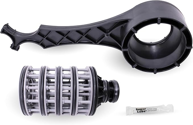 Clack WS1 Water Softener Maintenance and repair Kit - Genuine OEM V3193 Service Wrench & V3005-02 Seal Stack Spacer Assembly Bundle