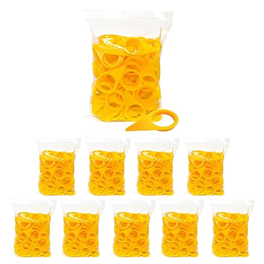 Loose Wheel Nut Indicators 1000 Pcs - 33mm Orange Visual Warning Arrows Essential for Truck, Trailer, Bus, Tractor Fleet Safety & Agricultural Industrial Vehicles